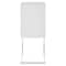 Armen Living Amanda Contemporary Side Chair in White Faux Leather and Chrome Finish, PK2 LCAMSIWH - alternate 10